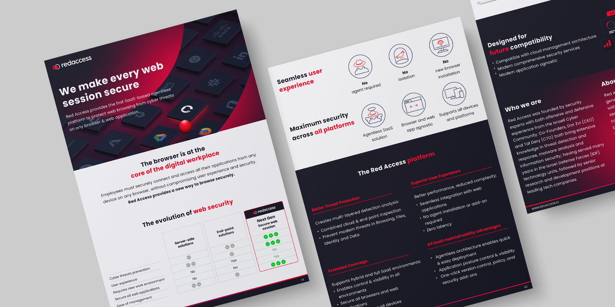 Red Access marketing collateral